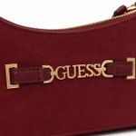  Bolsa Baguete Guess Burgundy Y2K