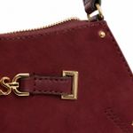  Bolsa Baguete Guess Burgundy Y2K