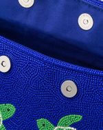 Bolsa Baguete Tartaruga Beaded Resort Vintage