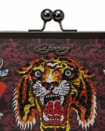 Bolsa Ed Hardy Tiger Crystal Frame Bag Y2K