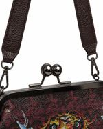 Bolsa Ed Hardy Tiger Crystal Frame Bag Y2K