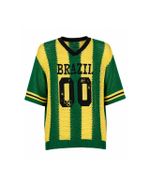Blusa Crochê Brasil 00 Oversized