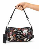 Bolsa Ed Hardy Skull Tattoo baguete icônica