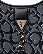 Bolsa Guess Monogram Shoulder Bag Preta