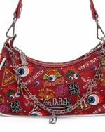 Bolsa Von Dutch Tattoo Vermelha