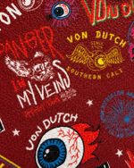 Bolsa Von Dutch Tattoo Vermelha