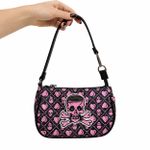 Bolsa Ed Hardy Pink Skull Mini Shoulder