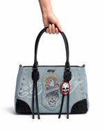 Bolsa Ed Hardy Eagle Denim Tote