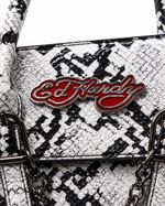Bolsa Ed Hardy Snake Satchel