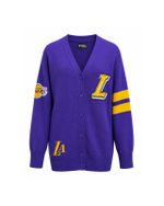 Cardigan Los Angeles Lakers Varsity Knit