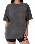 Camiseta Oversized Force by Nature Strass