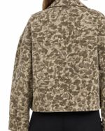 Jaqueta Jeans Democracy Floral Camuflada