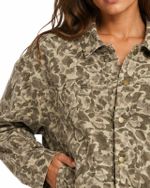 Jaqueta Jeans Democracy Floral Camuflada