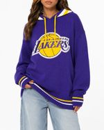 Tricô Los Angeles Lakers com Capuz