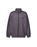 Jaqueta Adidas 3-Stripes Track Jacket Cinza Chumbo