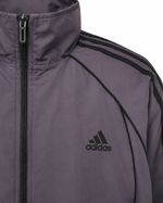 Jaqueta Adidas 3-Stripes Track Jacket Cinza Chumbo