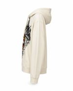 Moletom Ed Hardy Tiger Tattoo Off White com Capuz