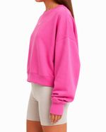 Moletom Cropped Nike Essential Rosa