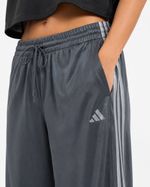 Calça Adidas Firebird Wide Leg Cinza Grafite