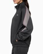 Casaco Adidas Track Jacket Premium Preto e Cinza