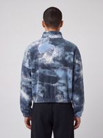 Moletom Nike Tie-Dye Blue Half Zip