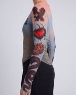 Blusa Tule Rebel Tattoo