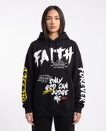 Moletom Oversized Faith Graffiti Black