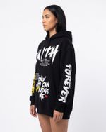 Moletom Oversized Faith Graffiti Black