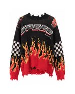 Tricot Oversized Speed Flame Destroyed