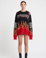 Tricot Oversized Speed Flame Destroyed