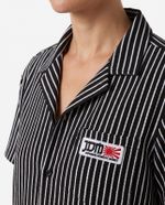 Camisa Bowling JDM Stripes P&B