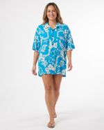 Camisa Vintage California Hibiscus