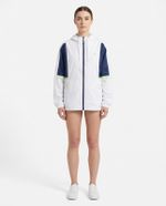 Jaqueta Corta-Vento New Balance White & Navy