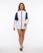 Jaqueta Corta-Vento New Balance White & Navy