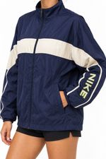Jaqueta Corta-Vento Nike Navy & Lime