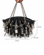 Bolsa Metal Chaos Black
