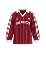 Blusa Polo Oversized Los Angeles Burgundy