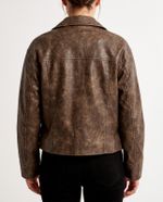 Jaqueta Biker Brown Estonada