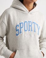 Moletom com Capuz Sporty Blue