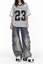 Camiseta Jersey Chicago 23 Silver