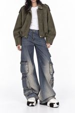 Jaqueta Bomber Olive Utility