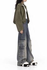 Jaqueta Bomber Olive Utility