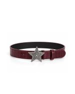 Cinto Western Star Burgundy