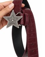 Cinto Western Star Burgundy