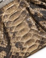 Clutch Snake com Fecho Kiss Lock