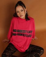 Camiseta Oversized No Guest List