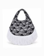 Bolsa Maxi Lace - Franjas de Cetim