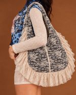 Bolsa Maxi Lace - Babado Off-White