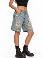 Bermuda Levi’s Middy Destroyed