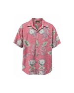 Camisa Hawaii Blues Tropical Rosa